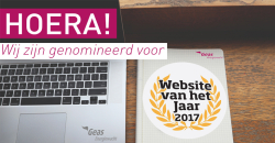 Nominatie Website van het jaar! 